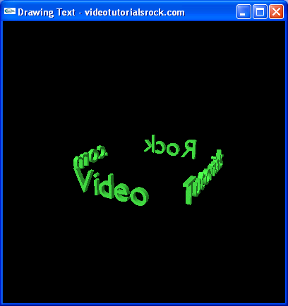 Drawing Text screenshot