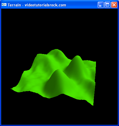 Terrain program screenshot